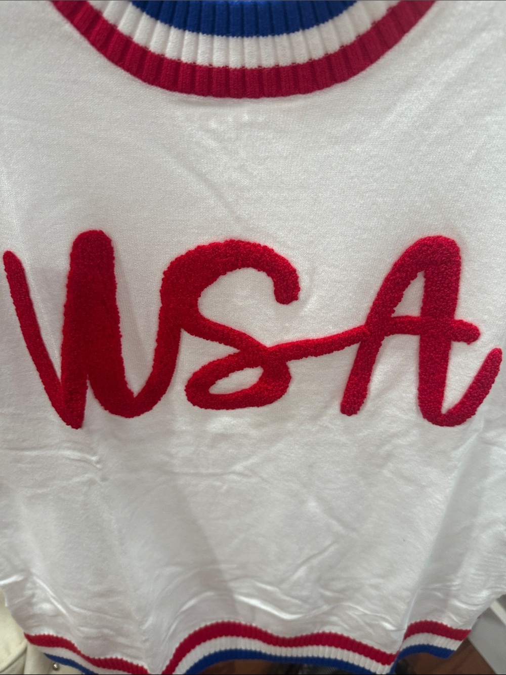 USA Knit Sweater Patriotic America 250th Anniversary - Picture 9 of 10